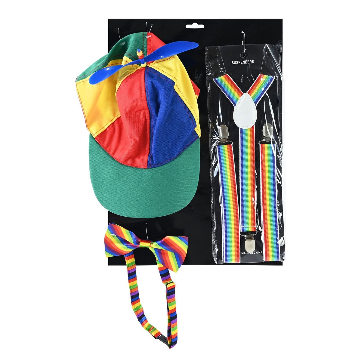 Rainbow Suspenders Set