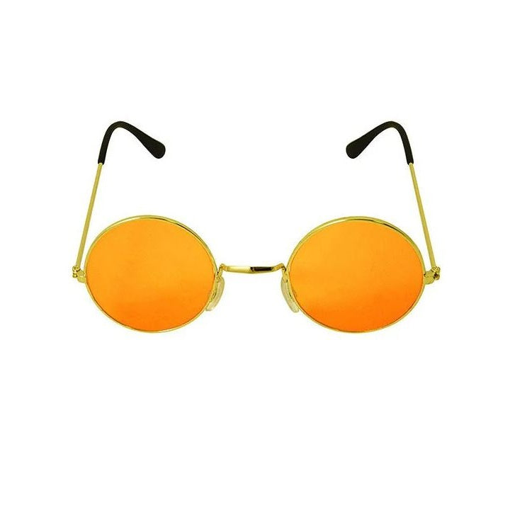 Orange Hippie Glass Lens Sunglasses