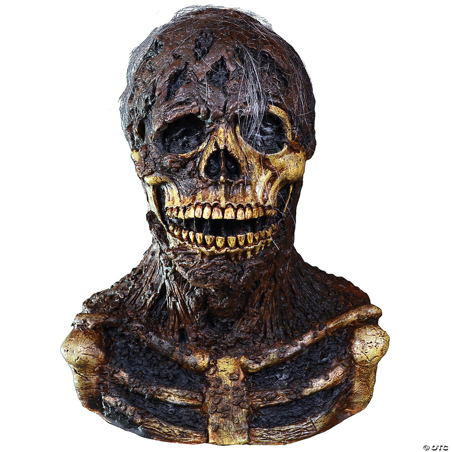 Creepshow Nate Adult Mask with realistic zombie features and blood stains