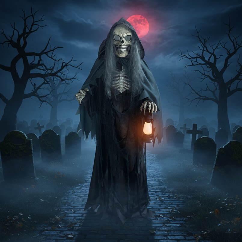 Animated Standing Reaper 1.7m