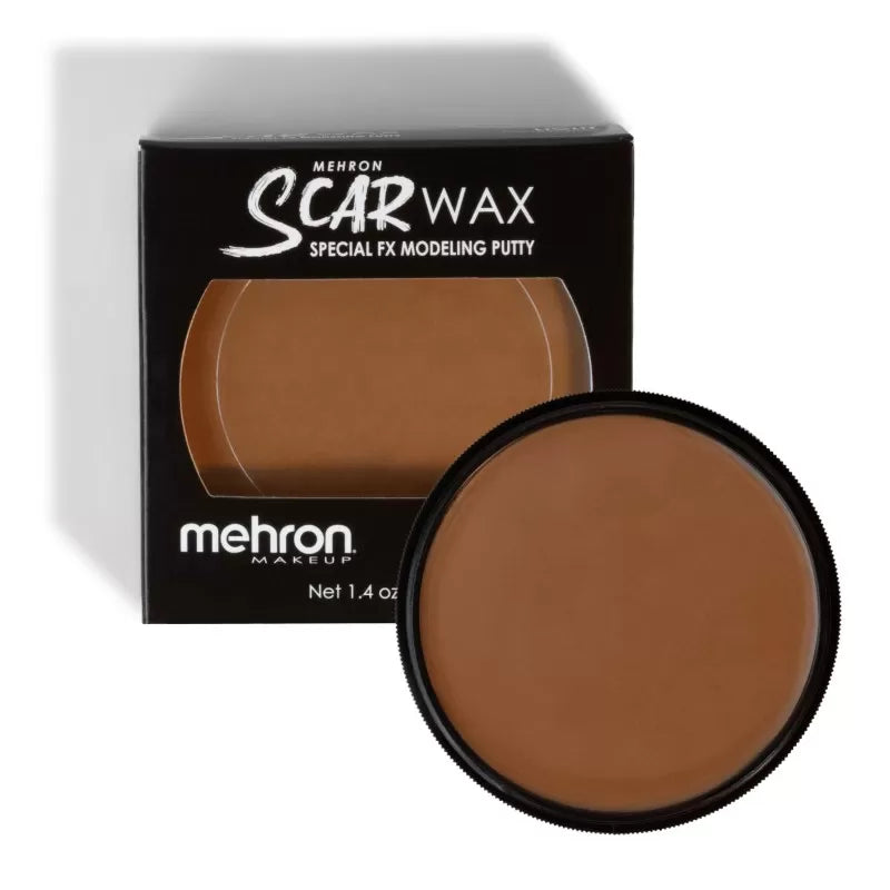 40g of Mehron Scar Wax Medium, professional special effects makeup product for creating realistic scars and wounds on skin