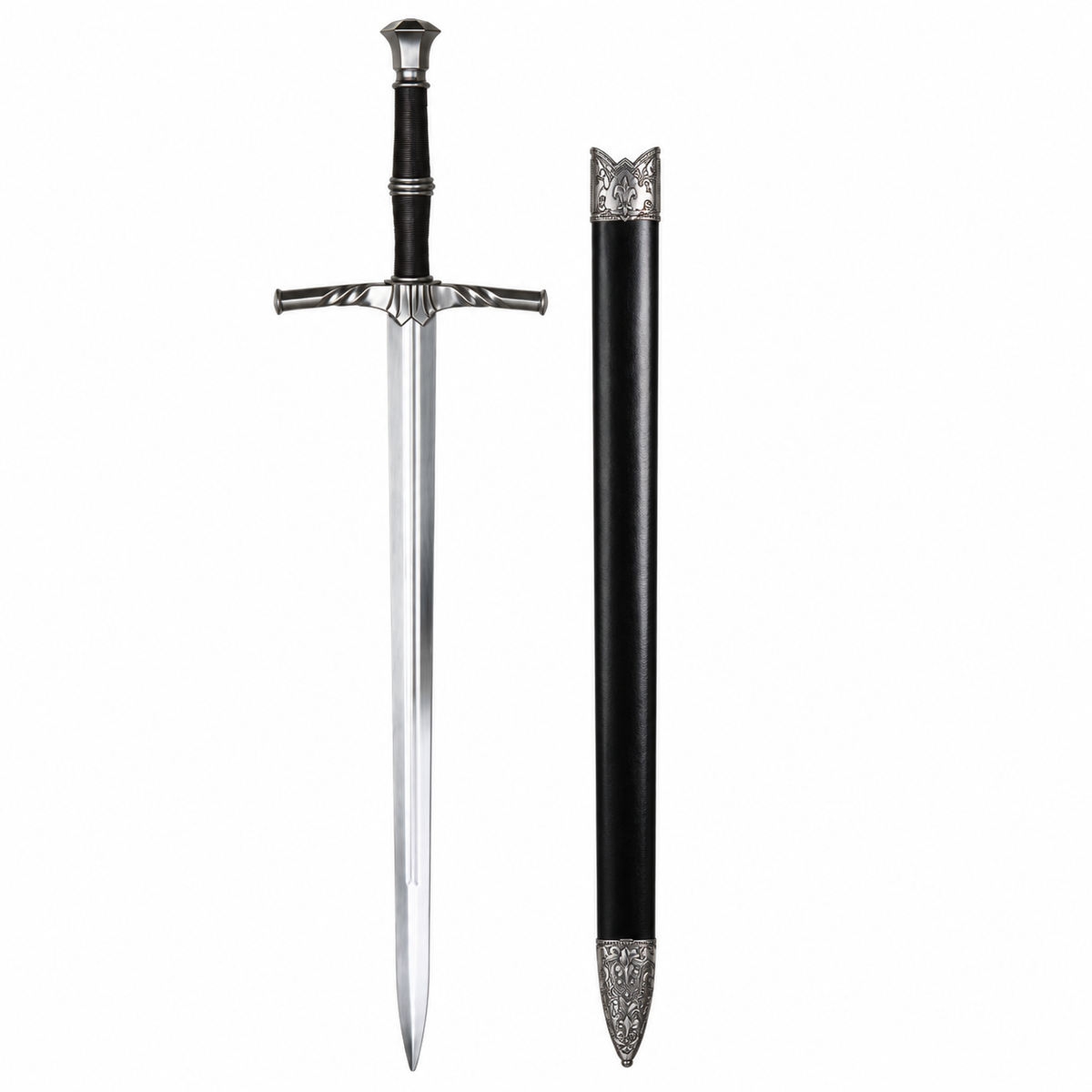 Sword With Sheath Costume Accessory