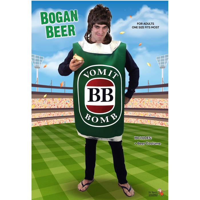 Bogan Beer Can Adult Costume