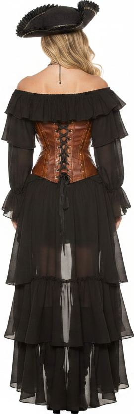 Blackheart Women's Costume - Back View