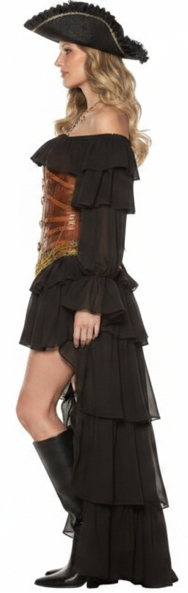Blackheart Women's Costume - Side View