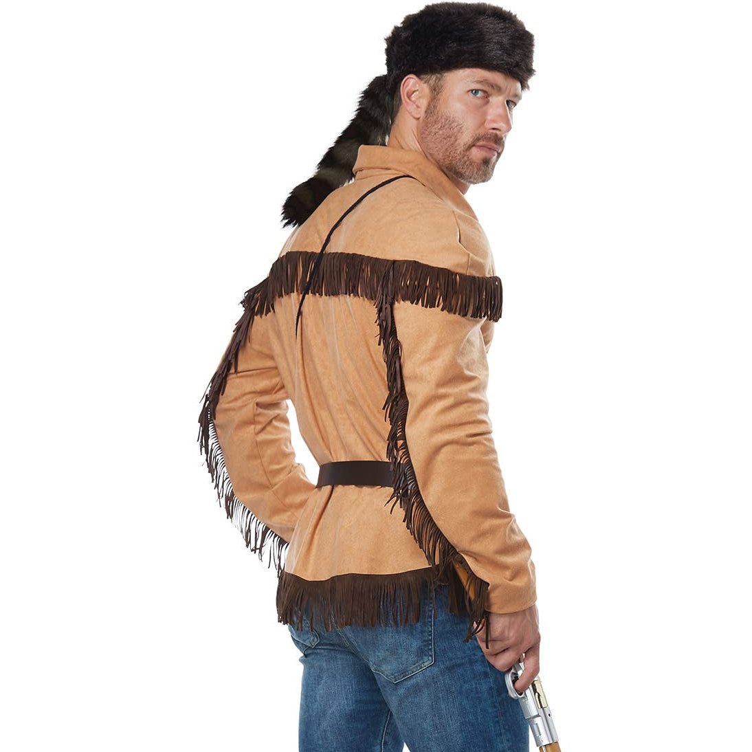 Frontier Man Davy Crockett Mens Colonial Costume