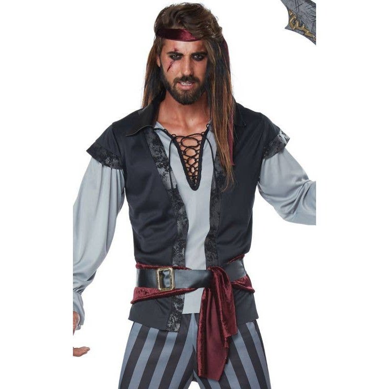 Scallywag Pirate Mens Costume - Plus.