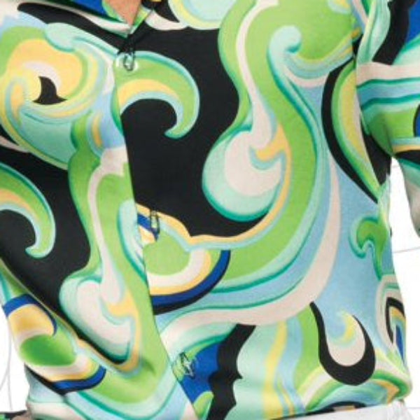 60's Green Shirt Men's Costume