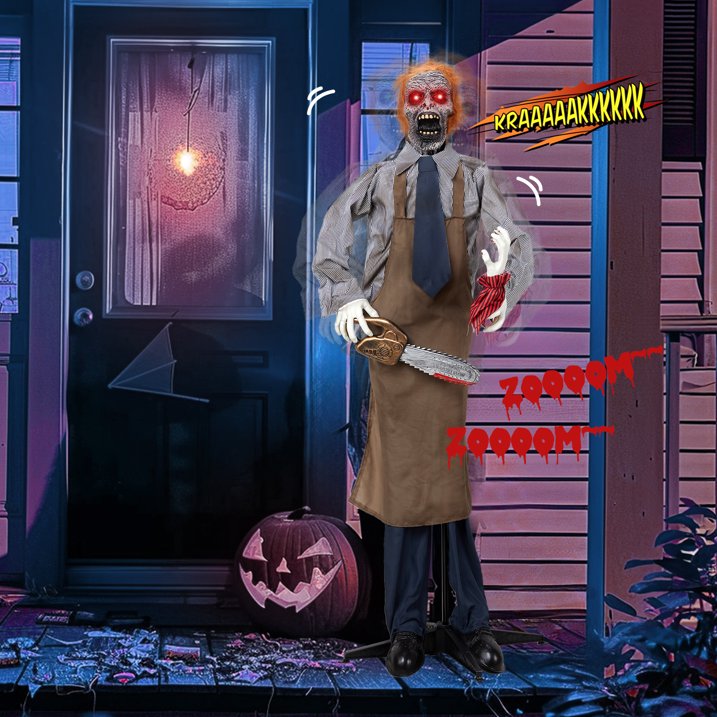 Chainsaw Man Animatronic Halloween Prop