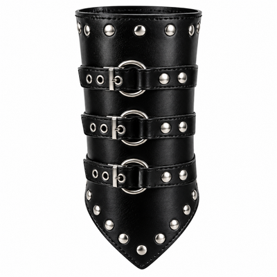 Black Cuff with Rings