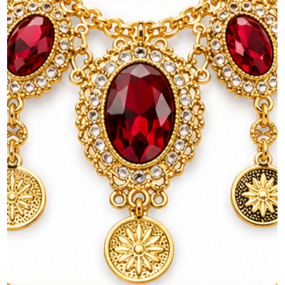 Elegant Costume Necklace