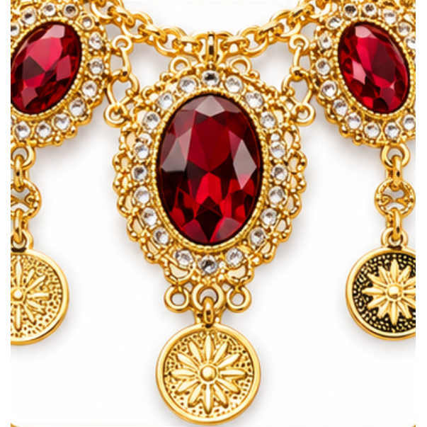 Elegant Costume Necklace