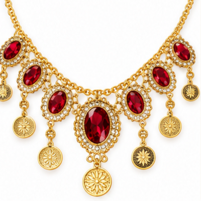 Elegant Costume Necklace