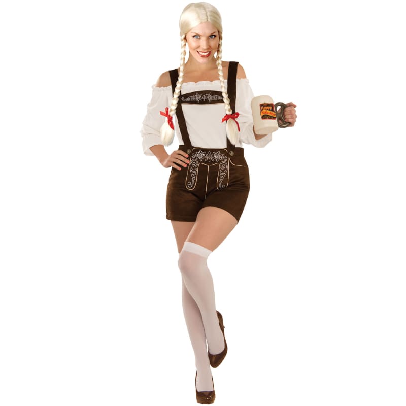 Adult Lederhosen Female Costume