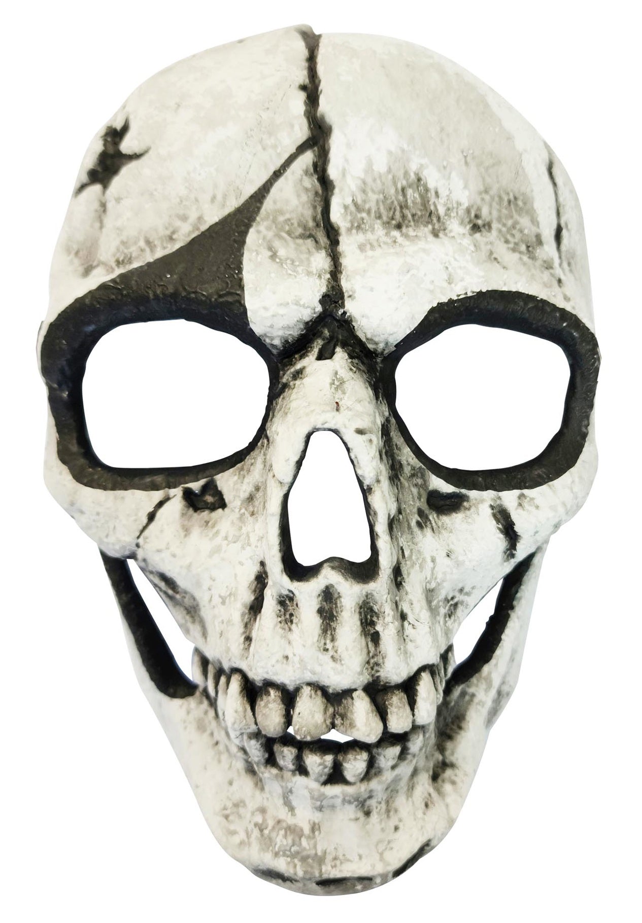 Skull Mask, White and Black