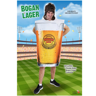 Bogan Lager Beer Glass Costume
