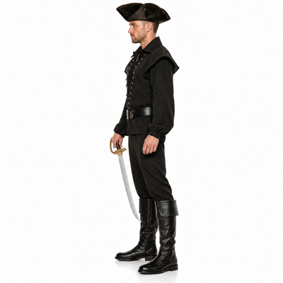 Dark Pirate Men's Costume