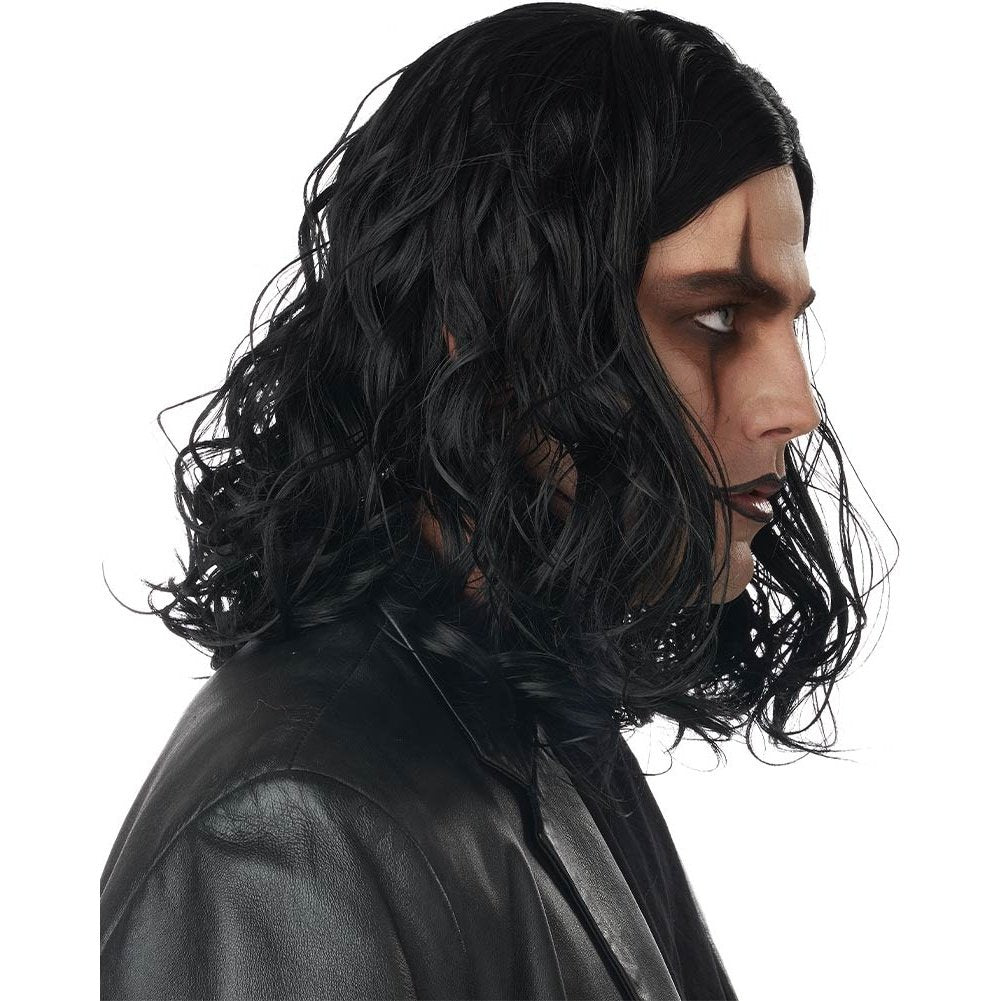 The Dark Avenger Adult Wig features a sleek, layered, and natural-looking design