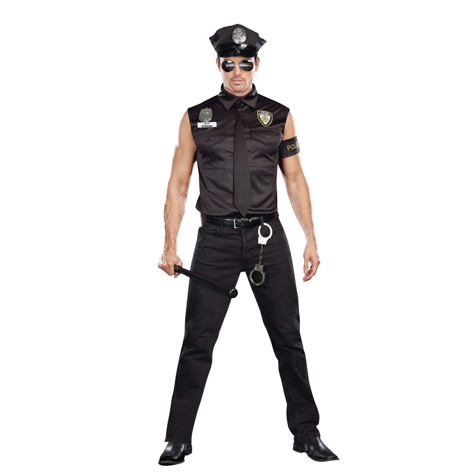 Dirty Cop Officer Mens Costume