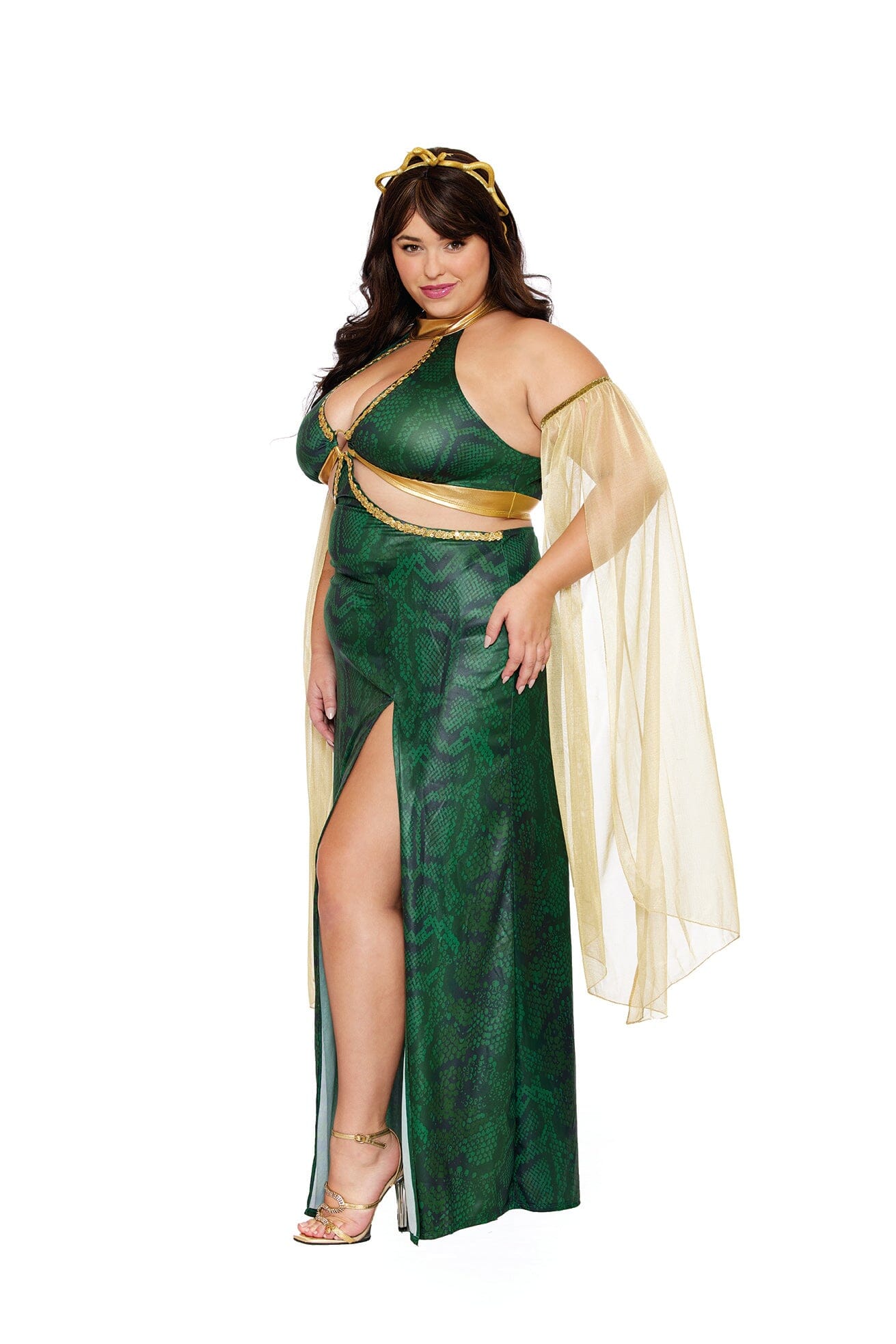 Mistress Medusa Adult Costume, Plus Size
