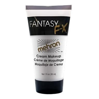 Fantasy FX Make-up White 30ml Carded - professional quality face paint for costume and special effects makeup, perfect for Halloween or theatrical performances