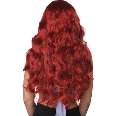 Long Red Wig Inspired by Mermaid Tresses with Soft Waves and Layers