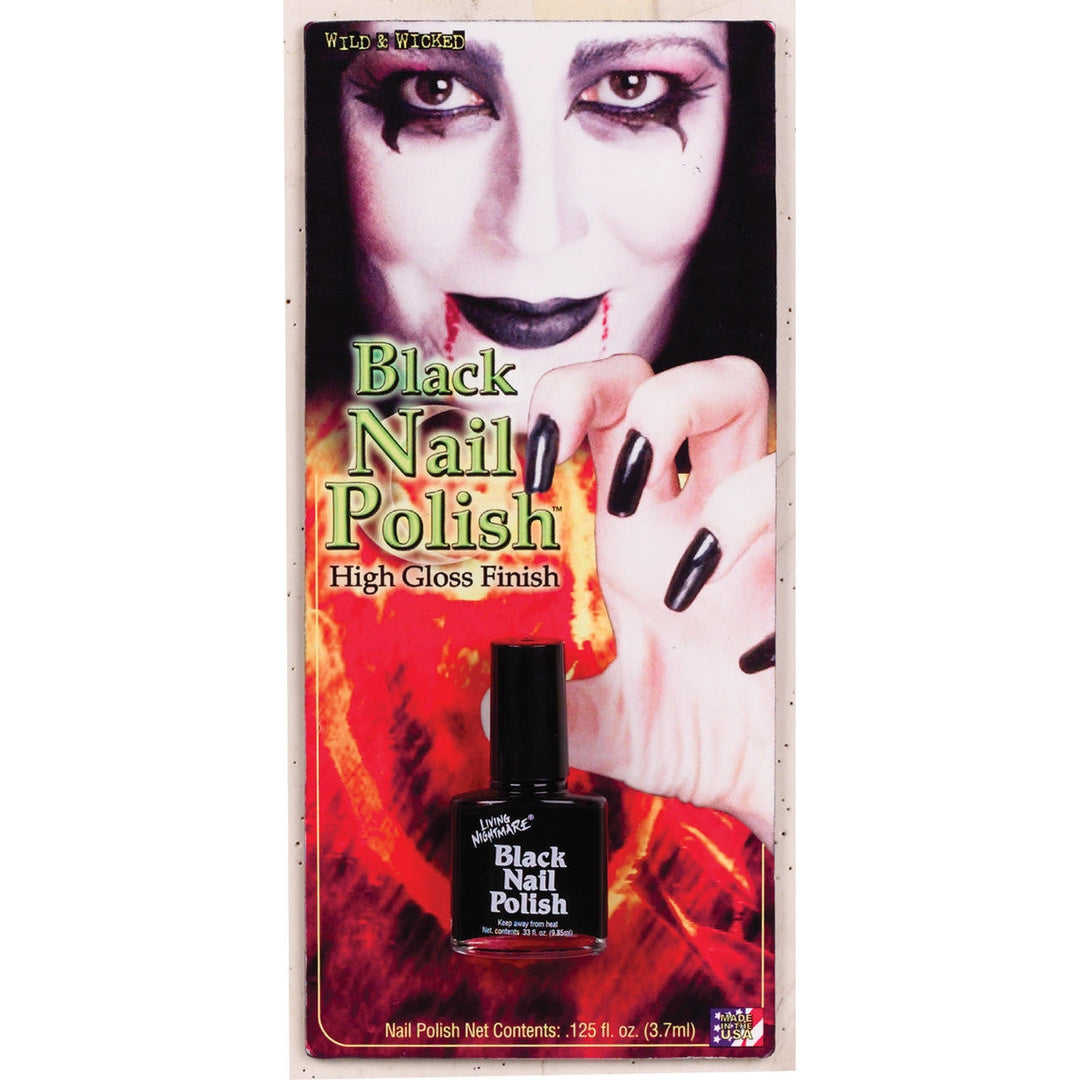 High-quality long-lasting black nail polish for a bold and stylish look