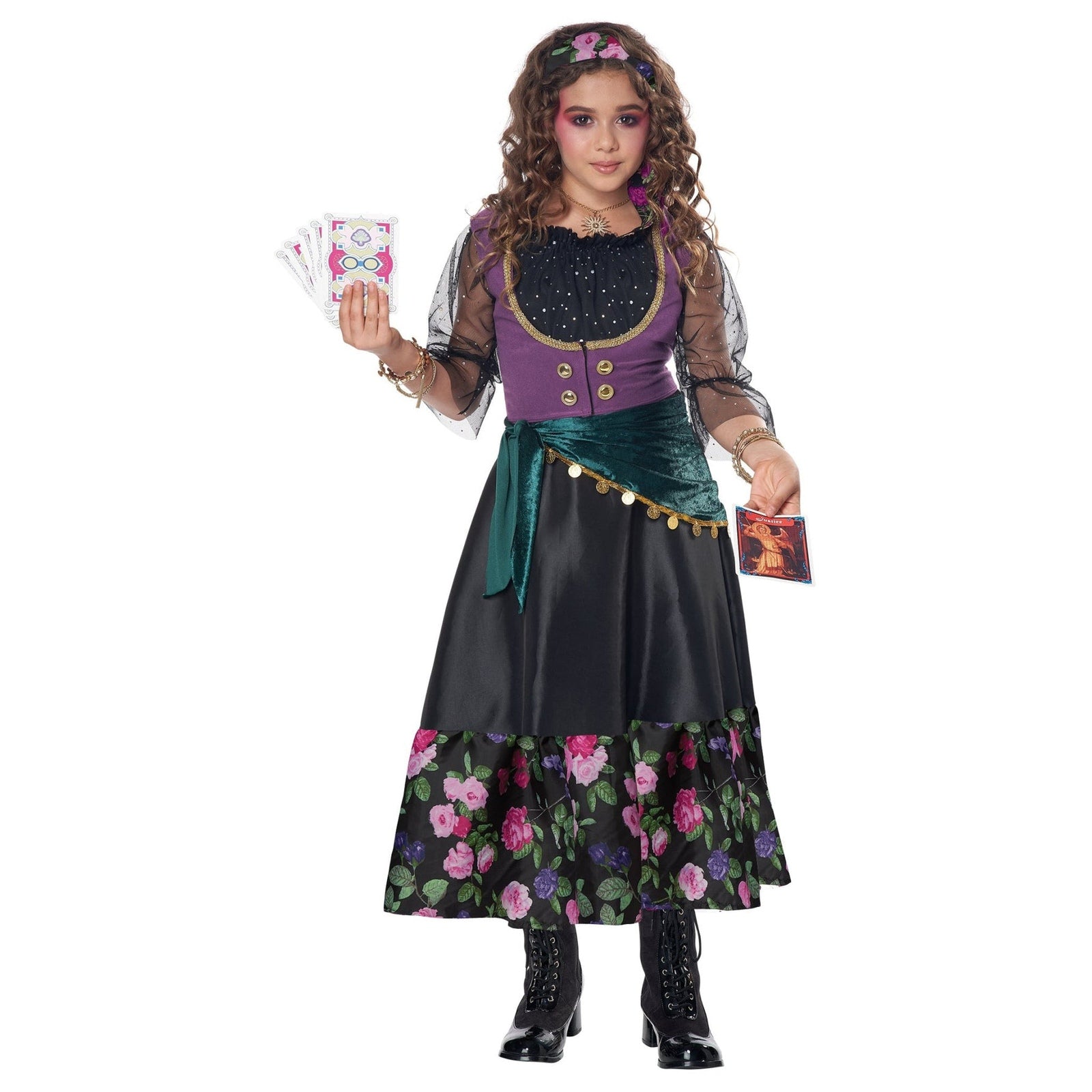 Miss T FYE Teller of Fortunes Child Costume, a captivating and mystical outfit perfect for Halloween
