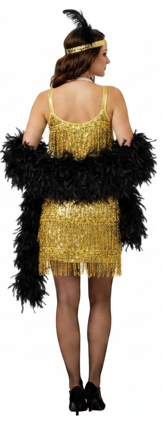 Glitzy Women's Costume - Back View