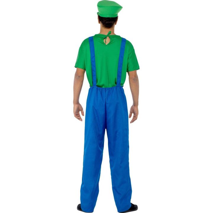 Plumber Guy Luigi Mens Costume
