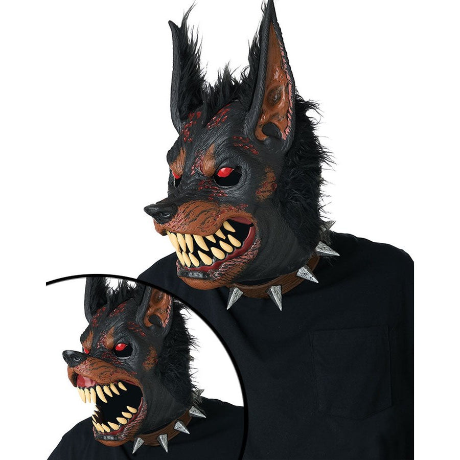 Hell Hound Ani-Motion Adult Costume Mask.