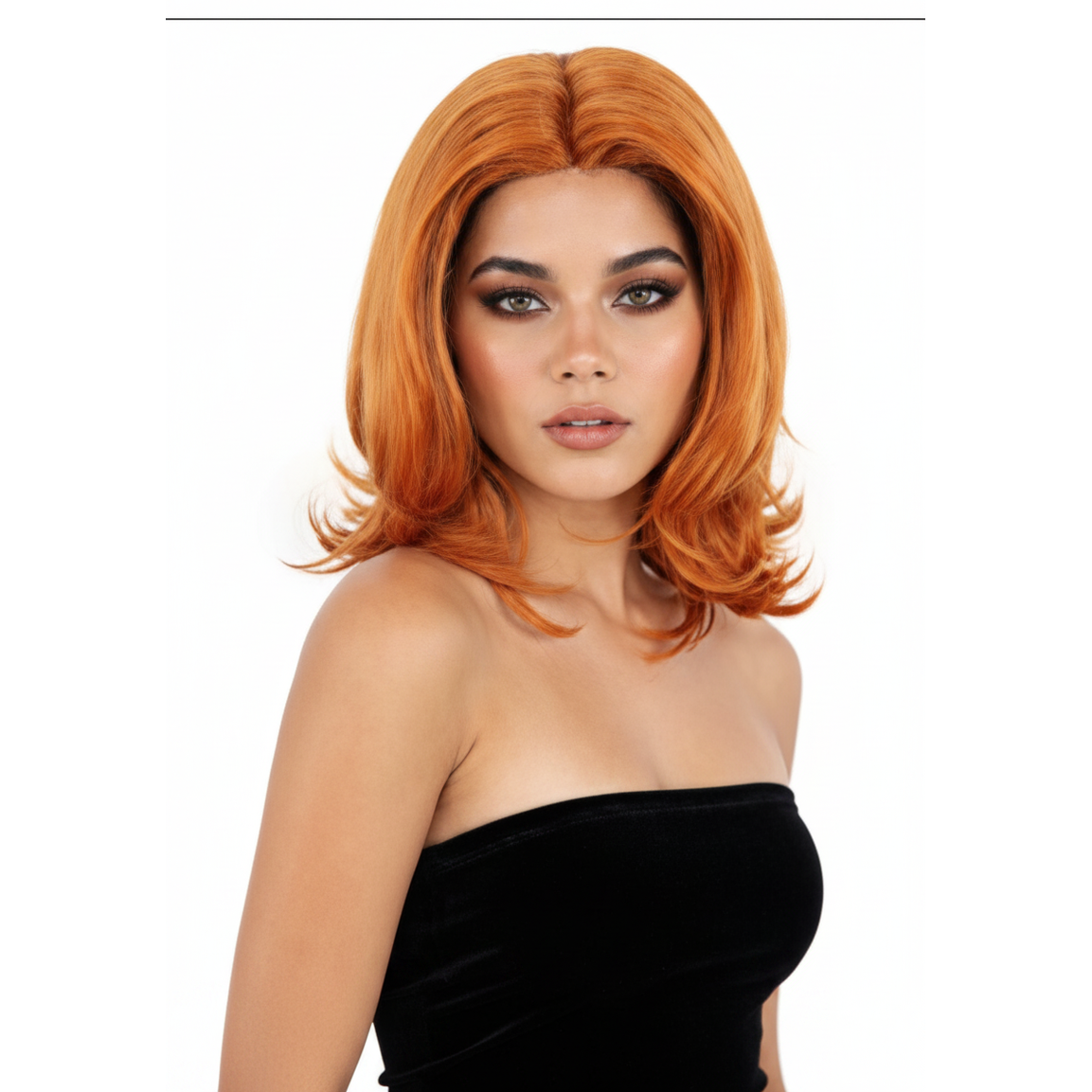 'Nova' Wig – Bob Amber Inferno-Allaura Fever Dream