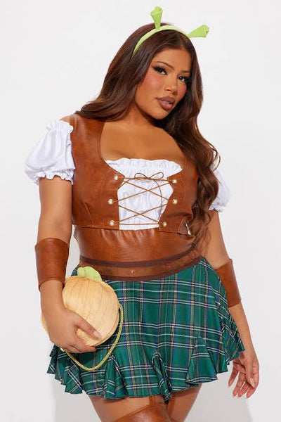 Swamp Ogre Women's Costume, Plus