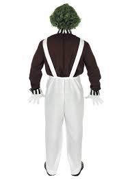 Chocolate Factory Worker Costume with Wig