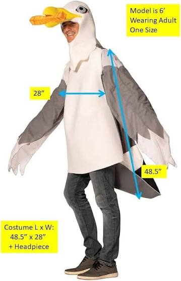 Seagull Adult Costume