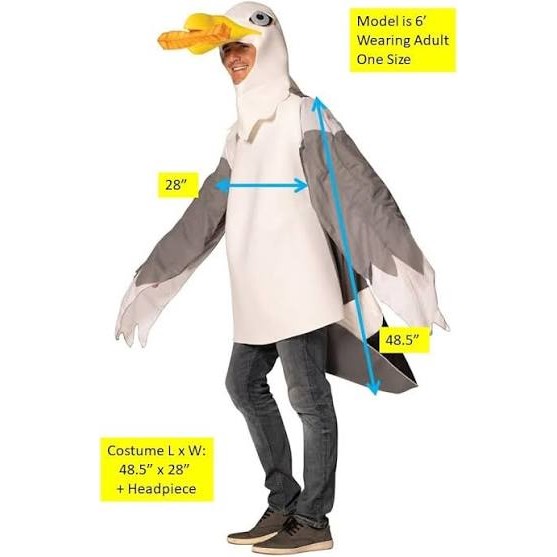 Seagull Adult Costume