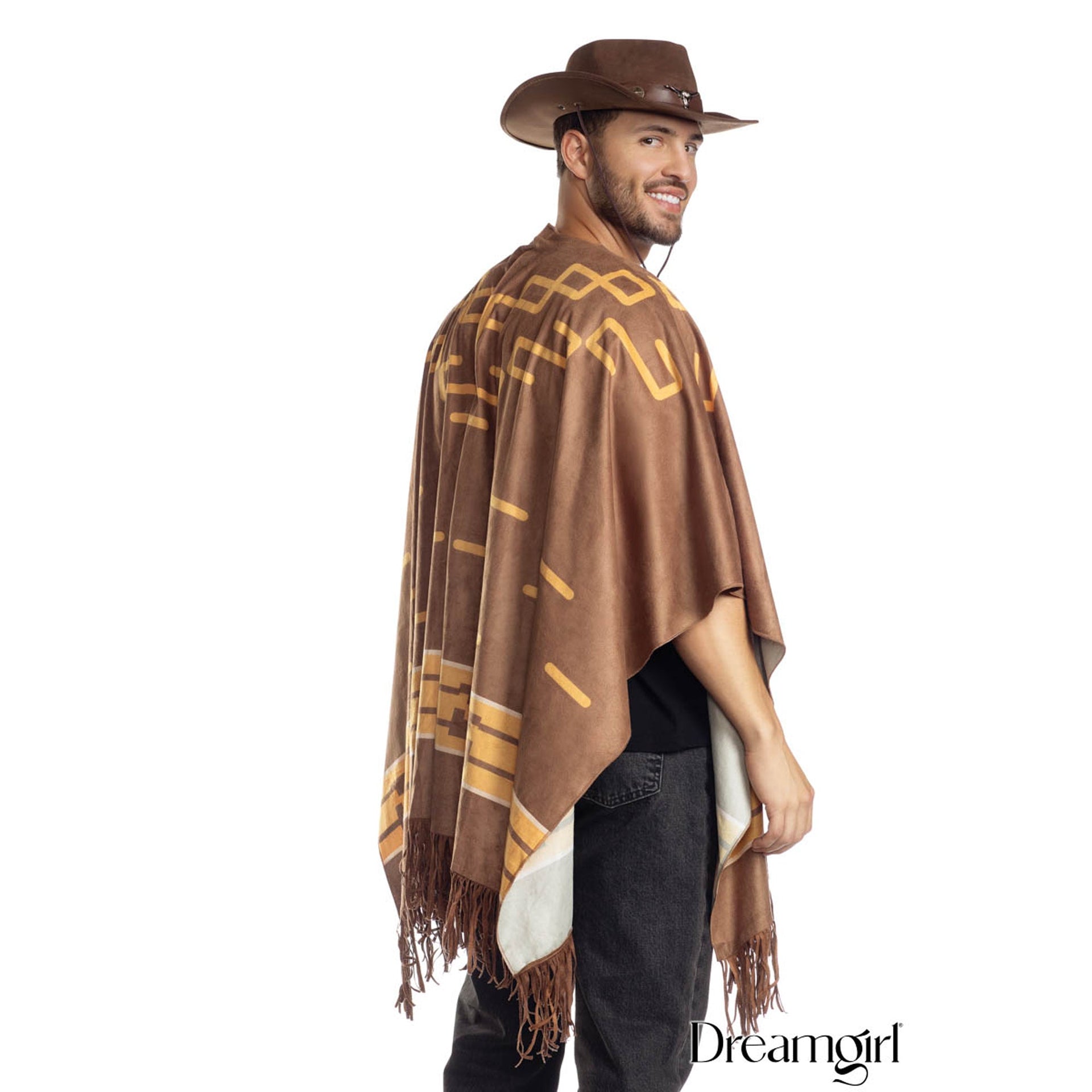 Western Cowboy Poncho, Adult