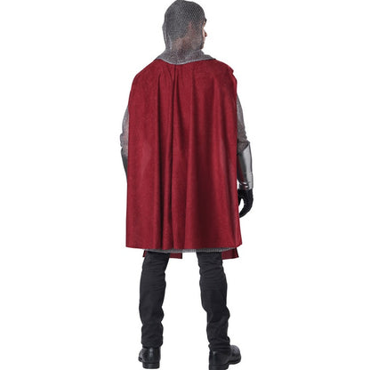 Knight's Surcoat Men's Costume (Burgundy)
