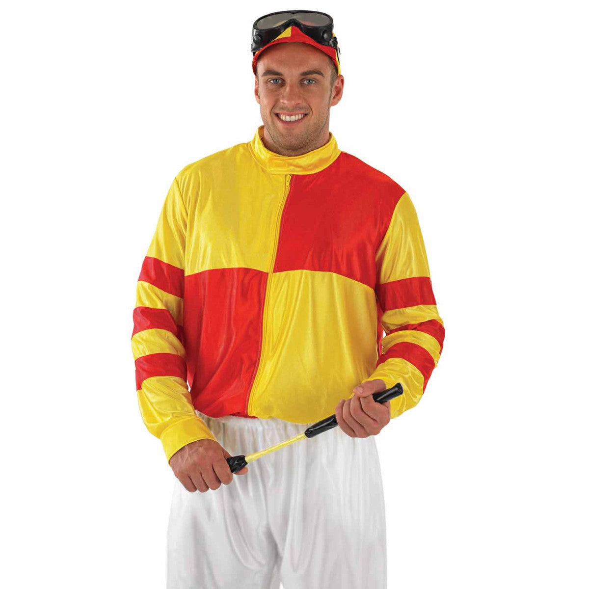 Red and Yellow Jockey Mens Costume