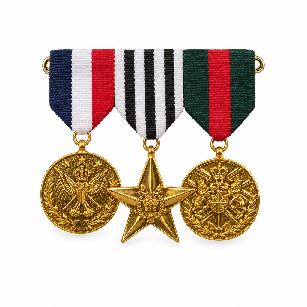 Military medals pin website image