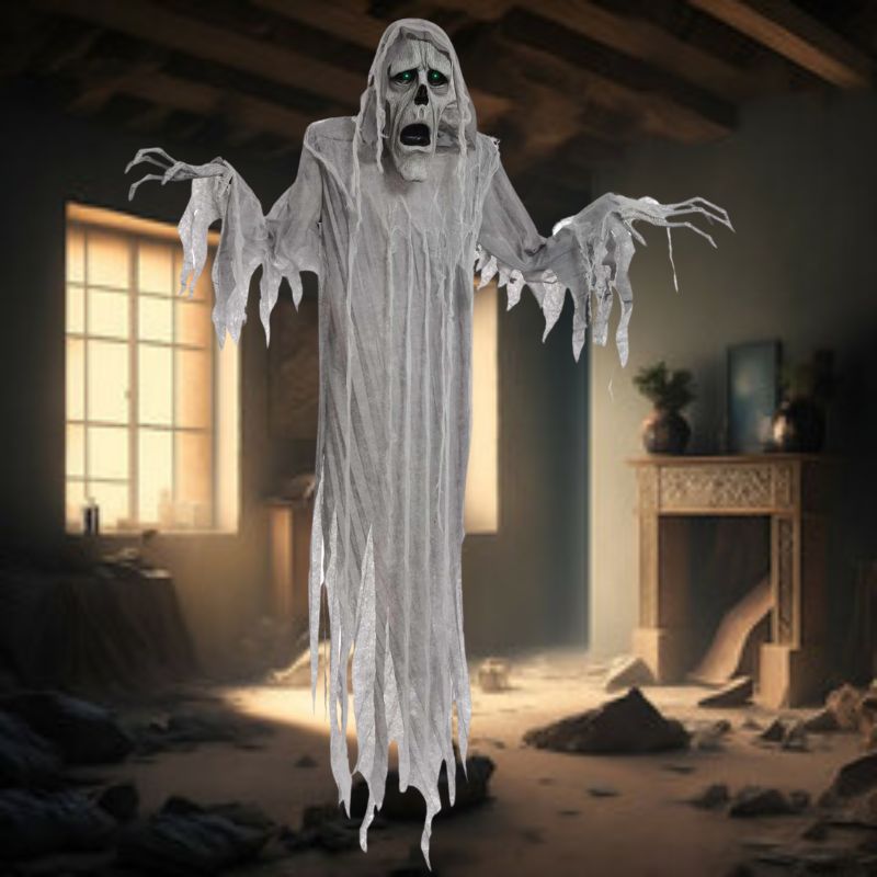 Spooky and realistic 72 Animated Hanging Phantom Halloween decoration for sale