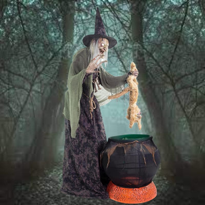 Animated Cat Tastrophe Without Fog Machine - A cute black cat playing with a laser pointer in a living room setting, with no fog machine in sight