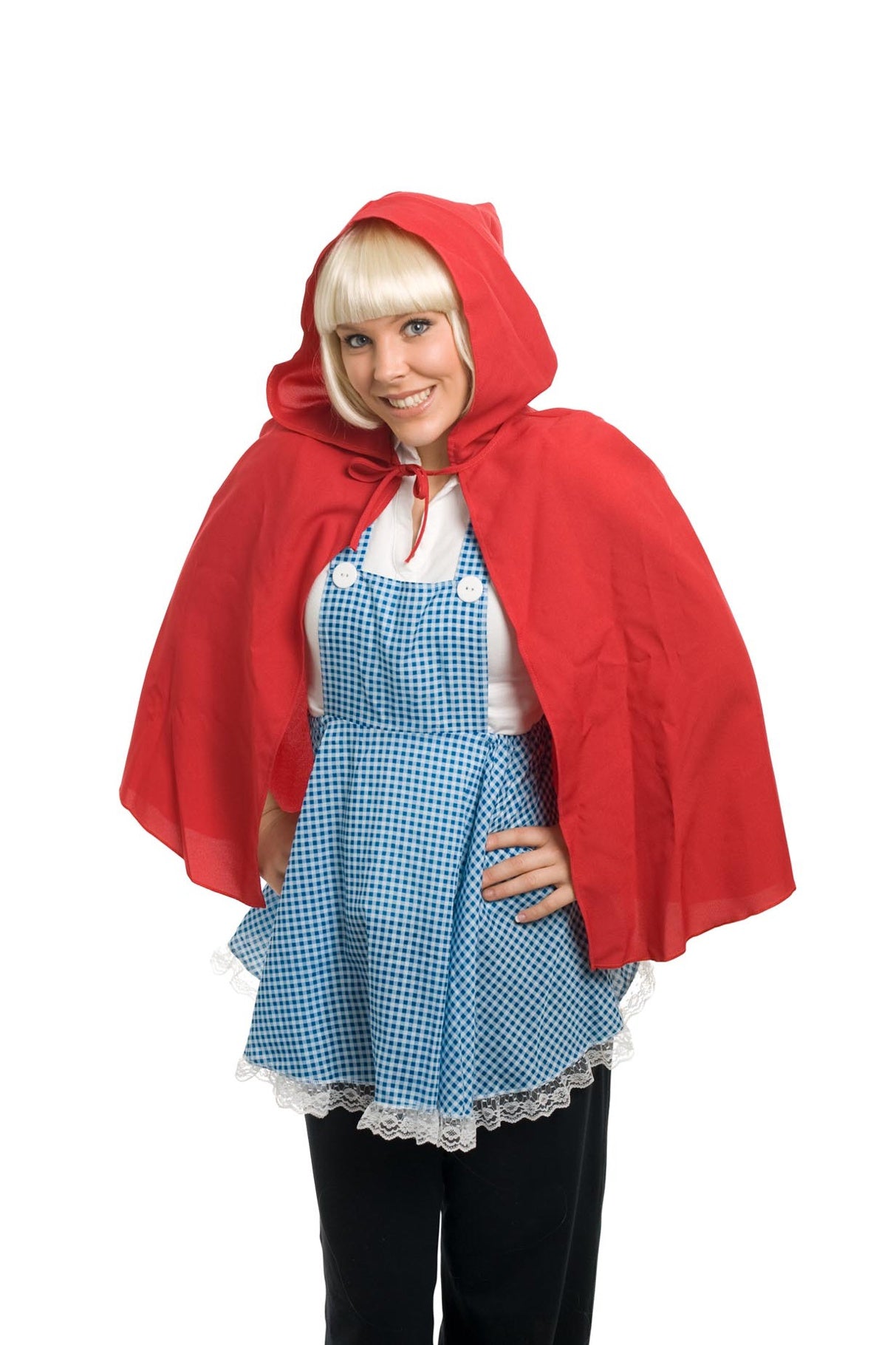 Hooded Cape, Red