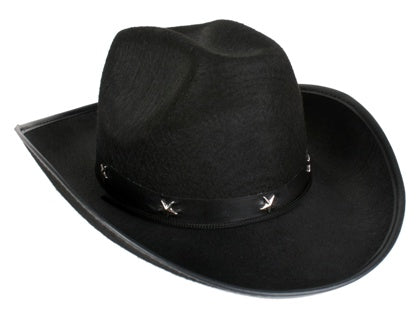 Cowboy Hat Black with Silver Star on Band