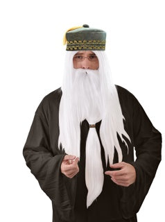 Wizard Wig and Beard, White