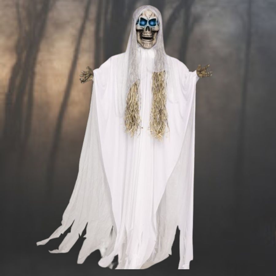 10 Ft Hanging Skull Reaper Halloween Decoration 