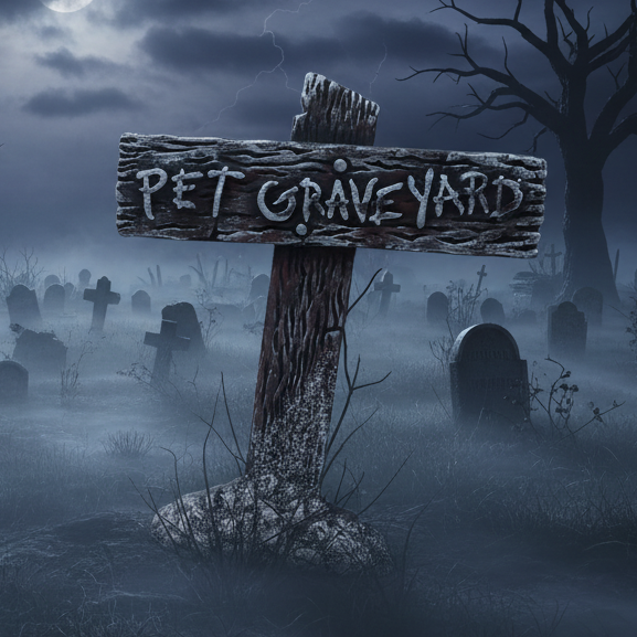 Pet Cemetery Headstone Graveyard Background