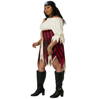 Sultry Sea Pirate Women's Plus Costume