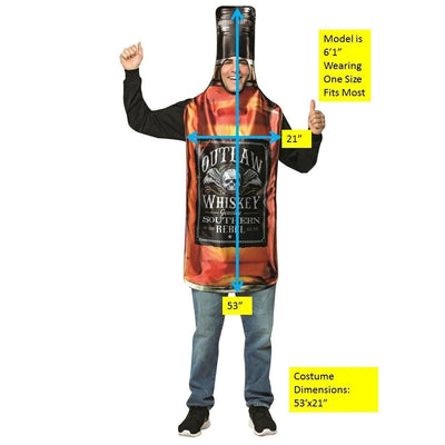 Outlaw Whiskey Bottle Costume