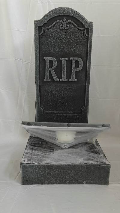 Animated Pop Up Skeleton Tombstone